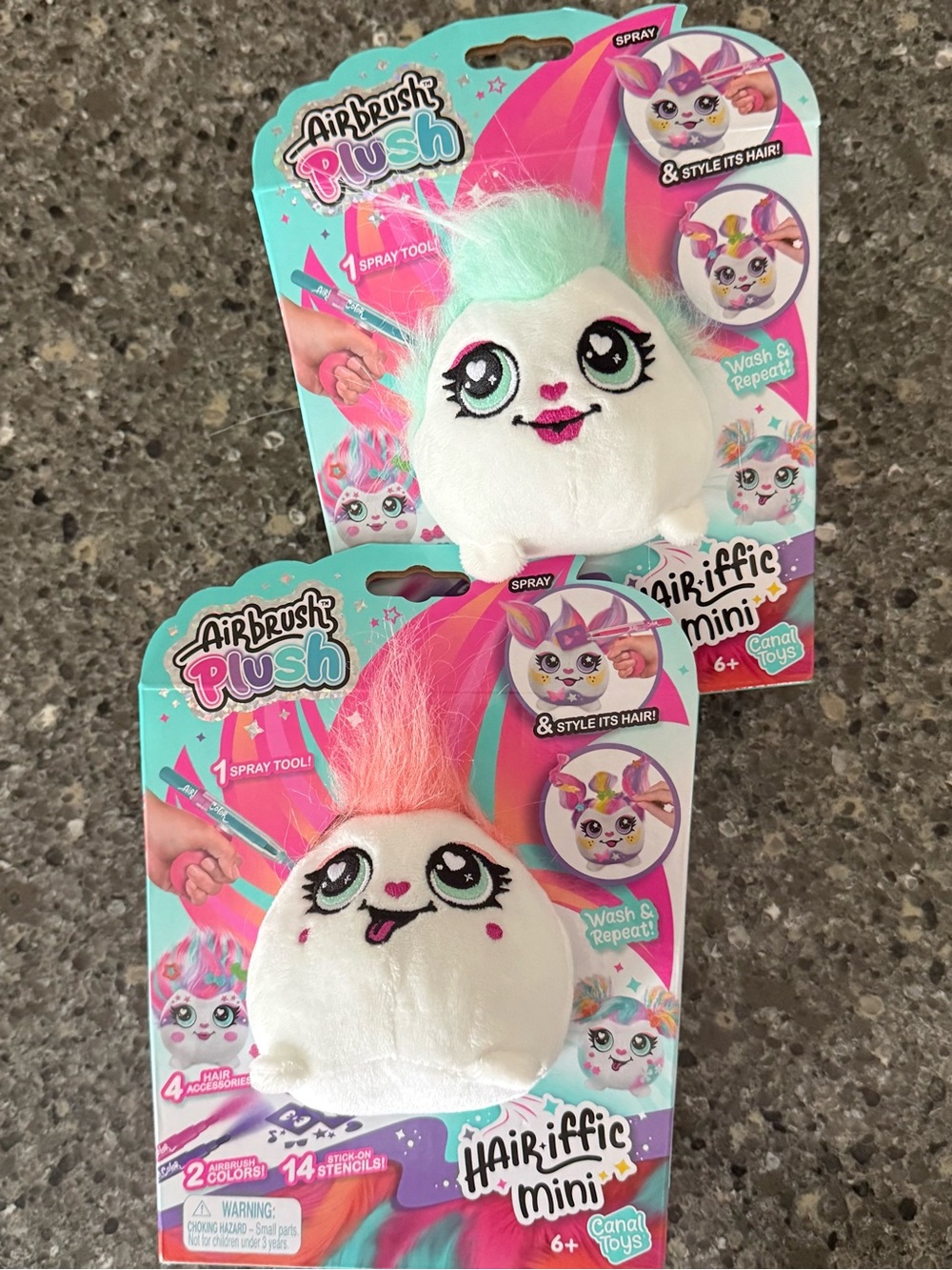 2 Hair-iffic Mini Kids Toy - Set Pinky & Posh